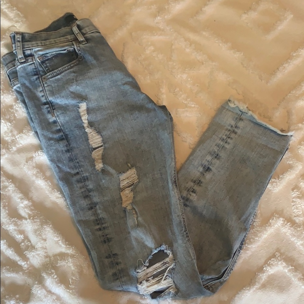 Vintage skinny high rise jeans